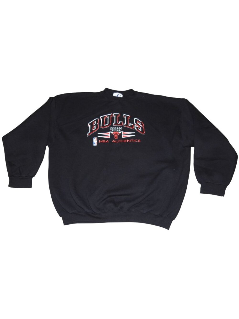 Vintage Chicago Bulls Logo Athletic Spike Embroidered Crewneck Sweatshirt XXL